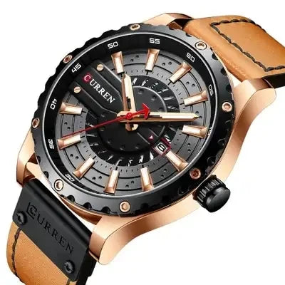 Nouvelle montre-bracelet en cuir haut à la mode